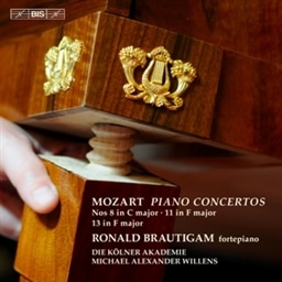 Mozart: Piano Concerto No.8,11&13 / Brautigam(fp),Die Kolner Akademie&Willens [SACD Hybrid] [A]