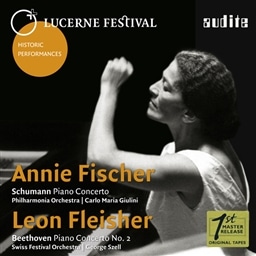  Schumann: Piano Concero / A.Fischer(pf),Giulini&Philharmonia O. Beethoven: Piano Concerto No.2 / Fleisher(pf),Szell&Swiss Festival O. [A]