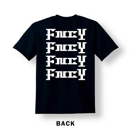 FNCY NEW LOGO T-Shirts black back