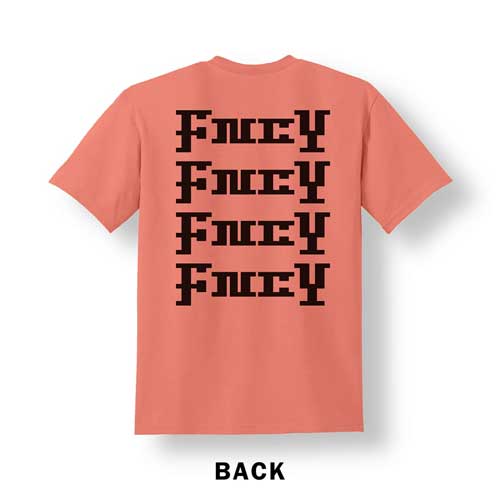 FNCY NEW LOGO T-Shirts coral back