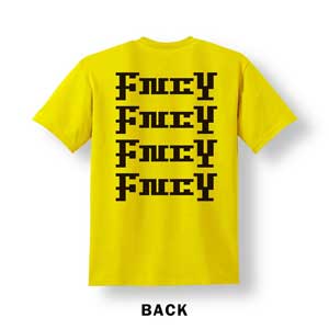 FNCY NEW LOGO T-Shirts yellow back