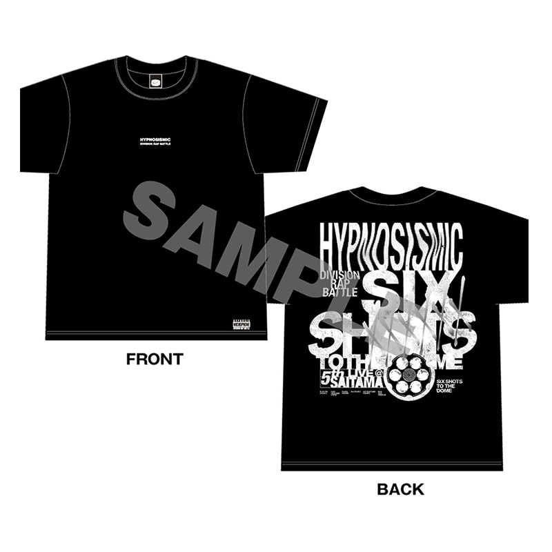 SIX SHOTS TO THE DOME Tシャツ (BLACK）