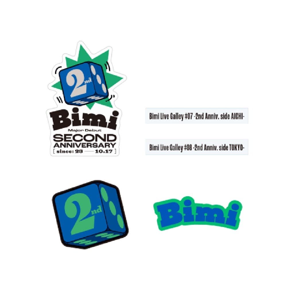 2nd ANNIVERSARY STICKER SET