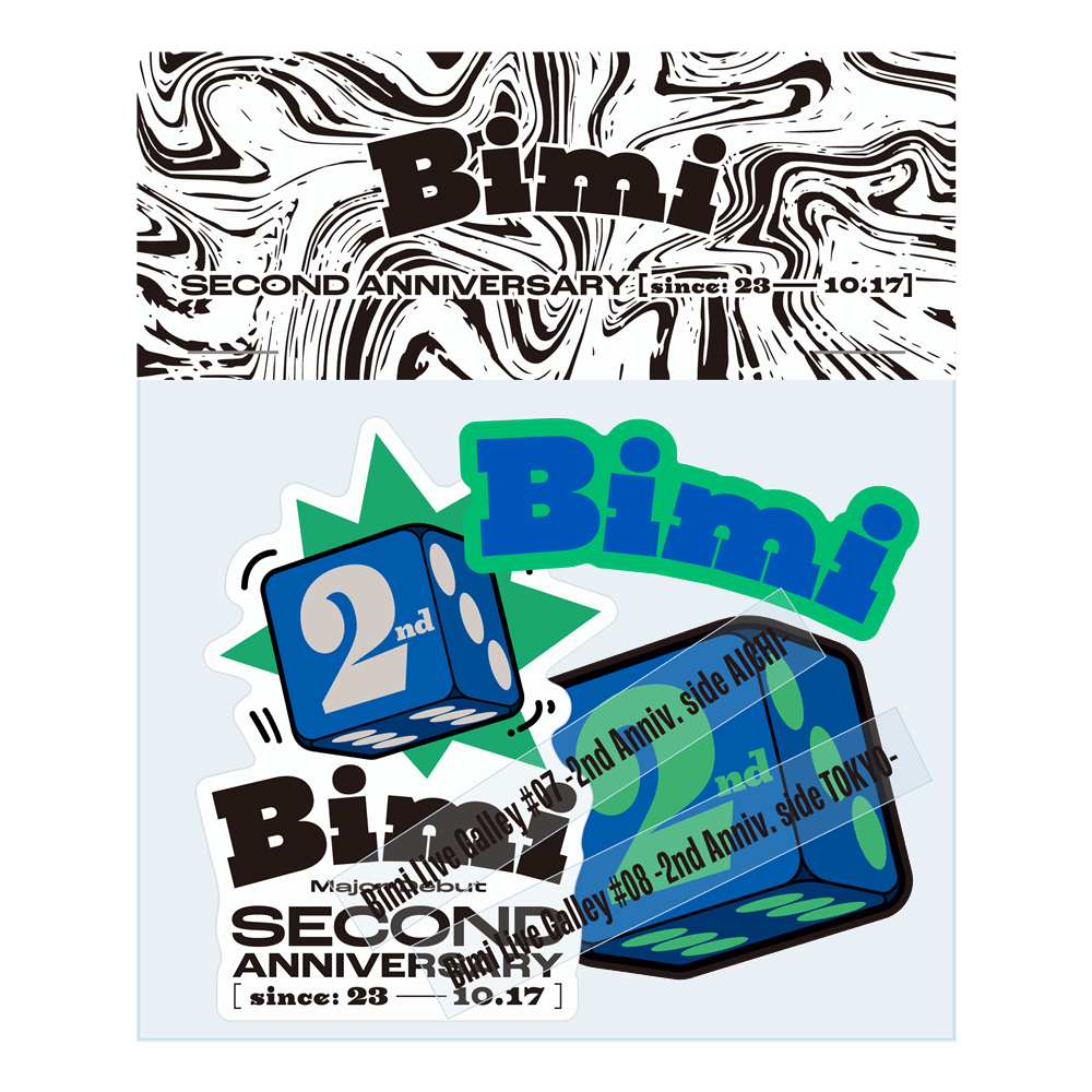 2nd ANNIVERSARY STICKER SET