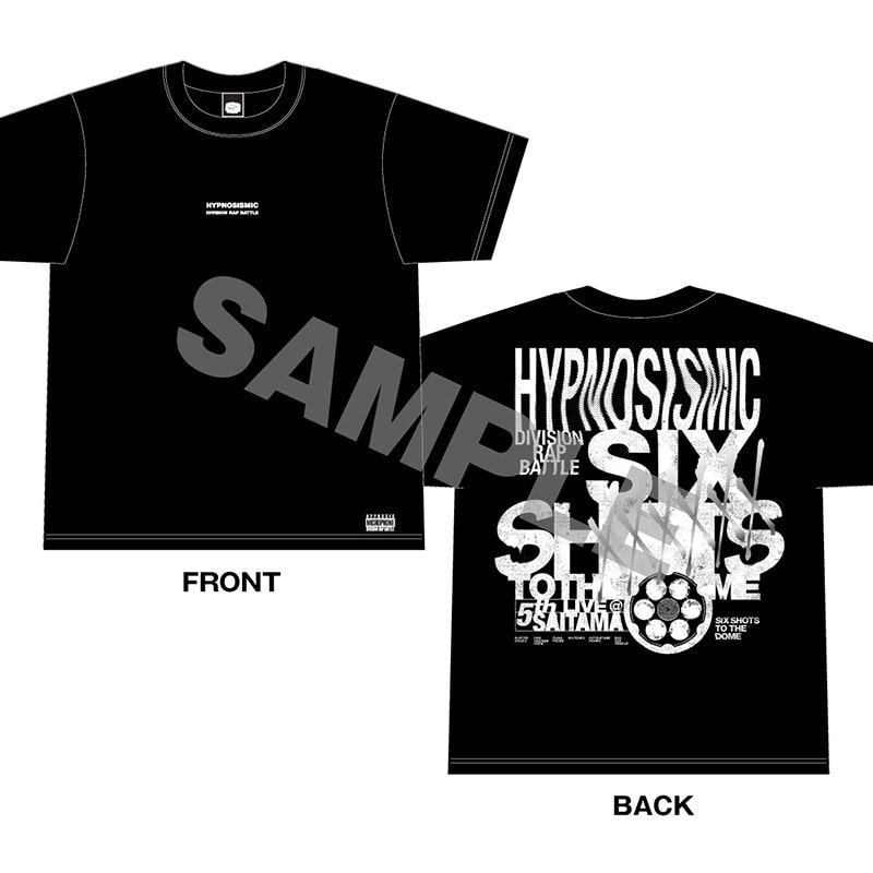 SIX SHOTS TO THE DOME Tシャツ (BLACK)