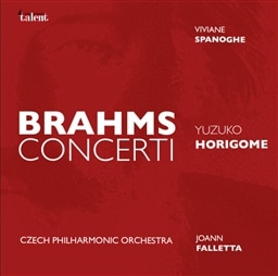 Brahms: Violin concerto&Concerto for vilolin and cello / Yuzuko Horigome(vn),Spampghe(vc),Falletta&Czech PO. [A] [{Eѕt]