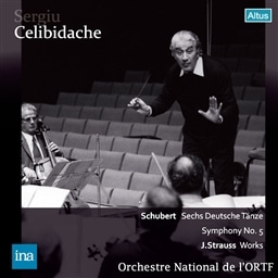 V[xg : 6̃hCc,  5 | nEVgEX II : c~  (Schubert : Sechs Deutsche Tanze, Symphony No.5 | J. Strauss : Works / Sergiu Celibidache | Orchestre National de l'ORTF) (2CD)