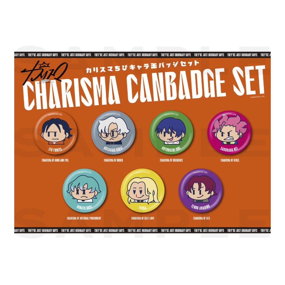 CHARISMA GARAGE OFFICIAL GOODS STORE|ちびキャラ缶バッジ7個セット