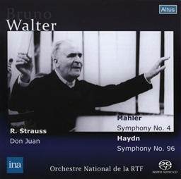 ワルター＆フランス国立放送管ライヴ ~ マーラー : 交響曲第4番 他 (R.Strauss : Don Juan | Mahler : Symphony No.4 | Haydn : Symphony No.96 / Bruno Walter , Orchestre National de la RTF) [SACDシングルレイヤー]