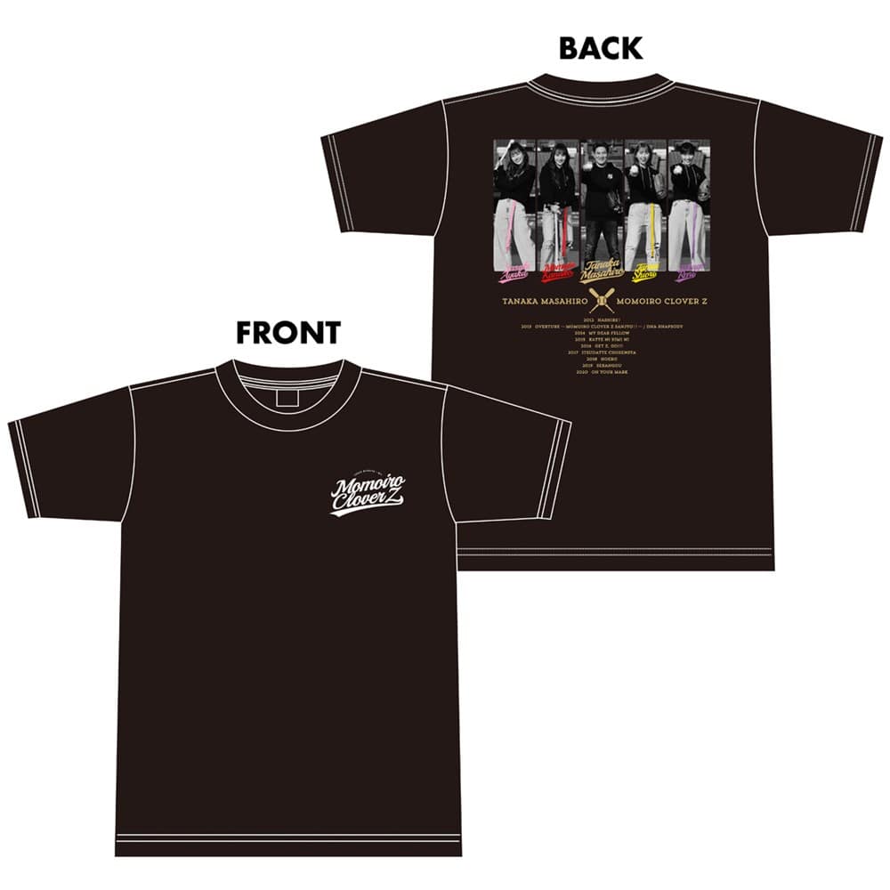 「田中将大×ももクロ」オリジナルTシャツ(BLACK)S