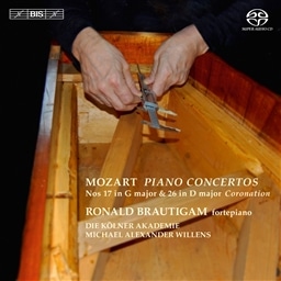 [c@g : sAmtȑ26ԁuՊv  (Mozart : Piano Concertos Nos 17 in G major & 26 in D major Coronation / Ronald Brautigam, Die Kolner Akademie, Michael Alexander Willens) [SACD Hybrid] [AՁE{t]