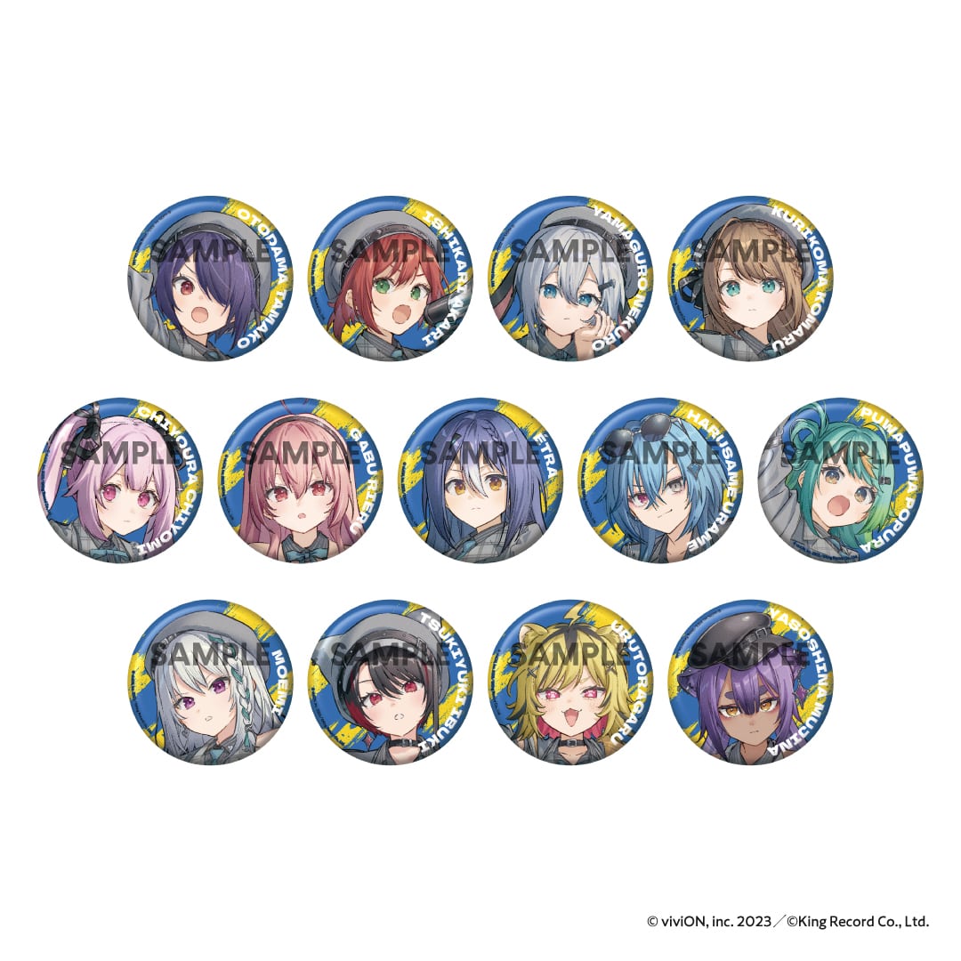 あおぎり高校 トレーディング缶バッジ(あおバム ver.)