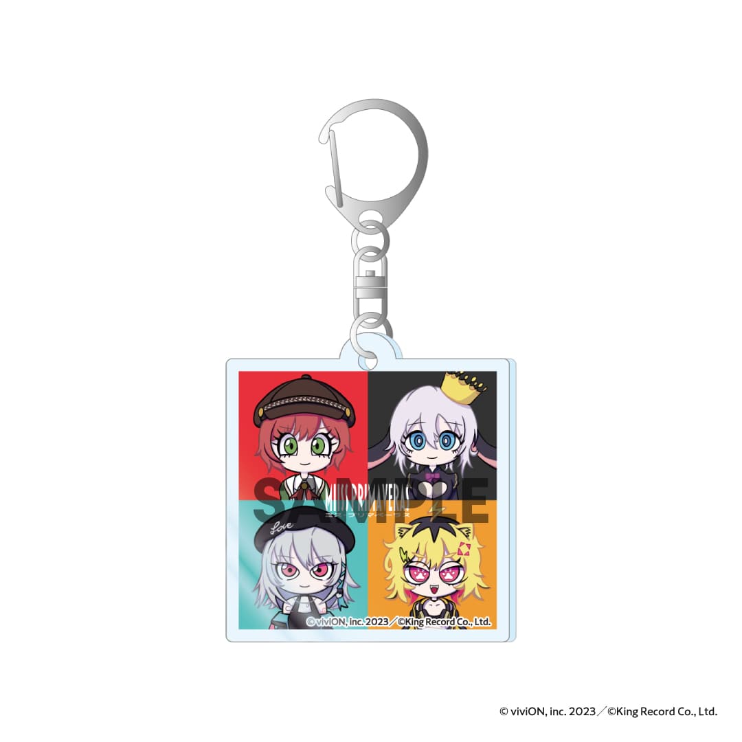 あおぎり高校 ジャケ写キーホルダー (ミス・プリマベーラス)