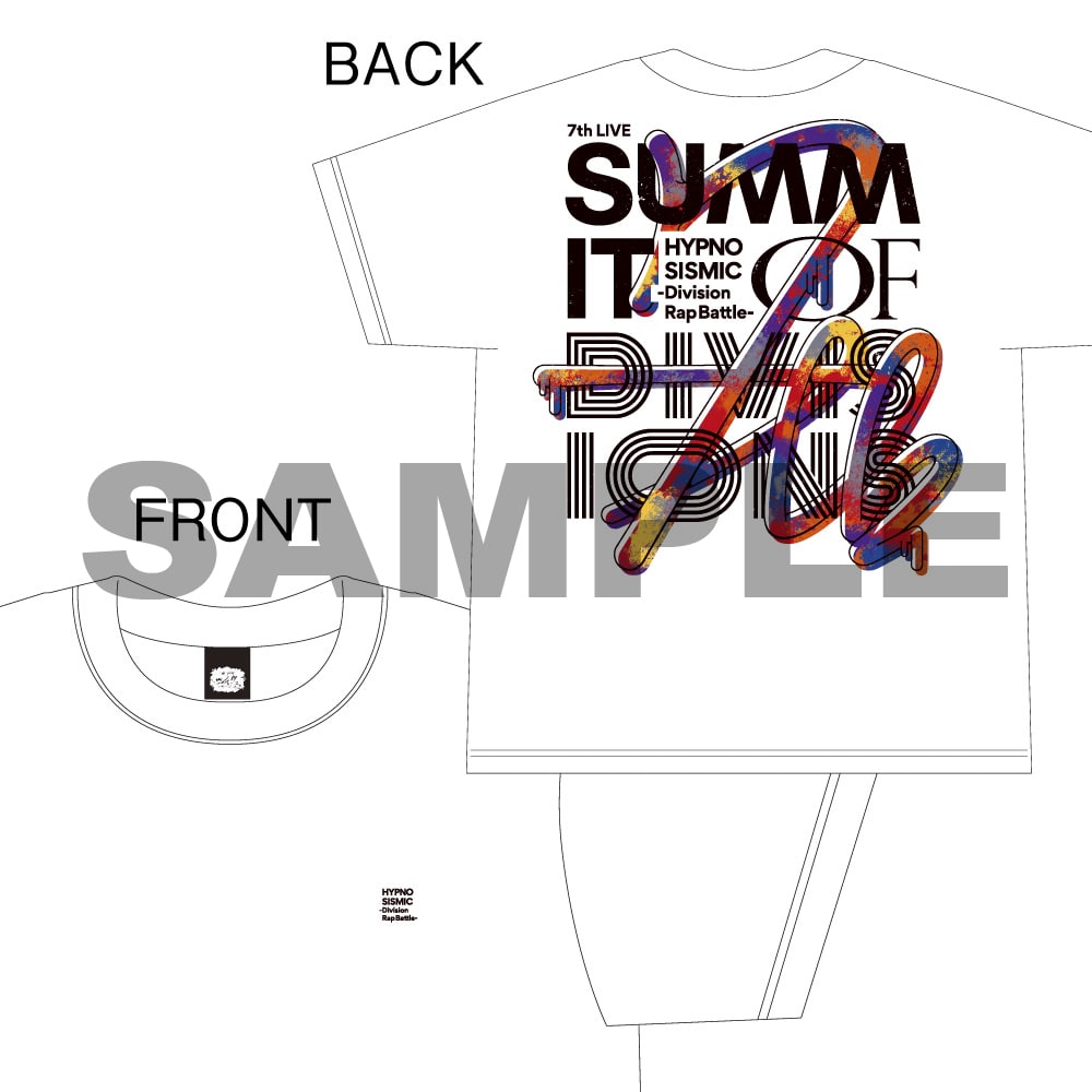 SUMMIT OF DIVISIONS Tシャツ(WHITE)【ヒプノシスマイク7thLIVE】