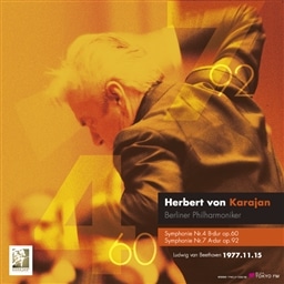 x[g[F :  4 & 7 (Ludwig van Beethoven : Symphonie Nr.4 B-dur op.60 | Symphonie Nr.7 A-dur op.92 / Herbert von Karajan & Berliner Philharmoniker) (1977.11.15 Tokyo) (Live) (2LP) [Limited Edition]