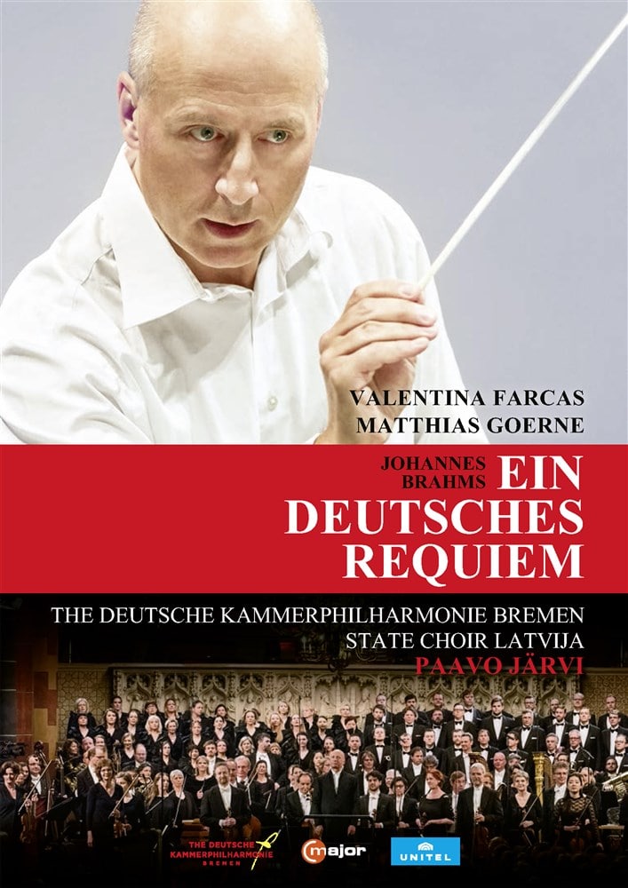 u[X : hCcENCG Op.45 (Johannes Brahms : Ein Deutsches Requiem / The Deutsche Kammerphilharmonie Bremen | State Choir Latvija | Paavo Jarvi) [DVD] [Import] [Live] [{сEt]