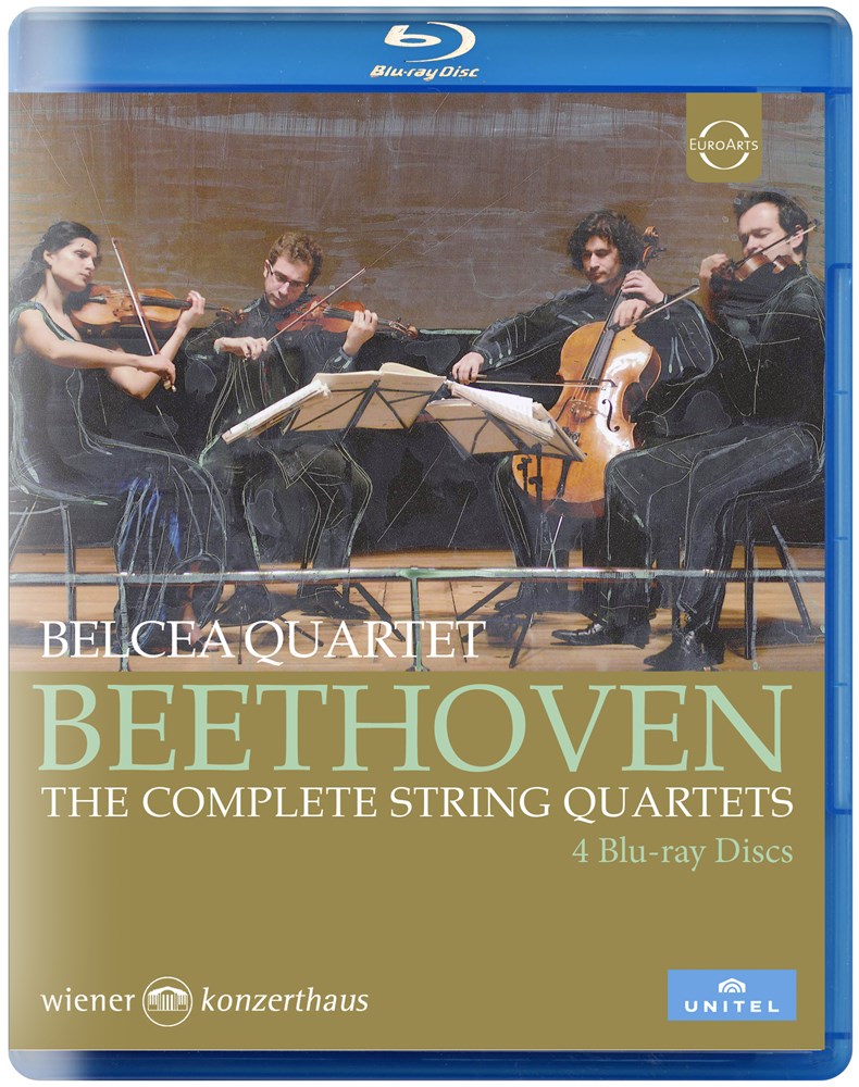 KING e-SHOP u003e ベートーヴェン : 弦楽四重奏曲全集 / ベルチャ四重奏団 (Belcea Quartet u0026#8211;  Beethoven : The Complete String Quartets) [4Blu-ray] [Import]: 輸入盤  (キングインターナショナル)