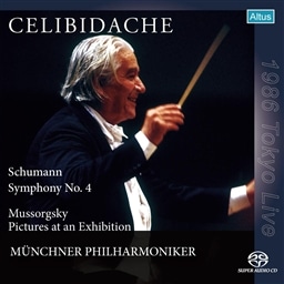V[} :  4  (Schumann : Symphony No.4, Mussorgsky : Pictures at an Exhibition / Celibidache, Munchner Philharmoniker) [SACD VOC[]