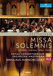 x[g[F : ~TE\jX j Op.123 (Beethoven : Missa Solemnis / Royal Concertgebouw Orchestra Amsterdam, Nikolaus Harnoncourt) [DVD] [AՁE{/t]
