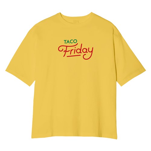 �yXL�zTaco Friday TEE Yellow