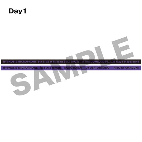 SIX SHOTS TO THE DOME ���o�[�o���h(Day1 ver�D)�i�S���E�f�B�r�W�����^Bad Ass Temple�y������^�q�v�m�V�X�}�C�N 5th LIVE�z