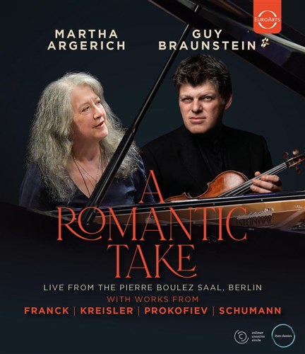 マルタ・アルゲリッチ＆ガイ・ブラウンシュタイン~デュオ・リサイタル (A Romantic Take - Martha Argerich & Guy Braunstein in Concert) [Blu-ray] [Import] [Live] [日本語帯・解説付き]