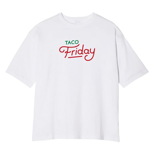 �yL�zTaco Friday TEE White