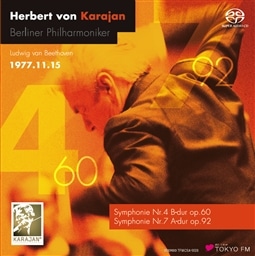 J&xEtB CECE1977 - x[g[FȑSW IV (Beethoven : Sym. 4 & 7 / Karajan & BPO (1977 Tokyo)) [SACD]