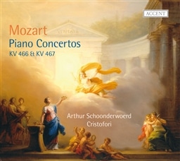 モーツァルト : ピアノ協奏曲集 (Mozart : Piano Concertos KV466 & KV467 / Arthur Schoonderwoerd , Cristofori) [輸入盤・日本語解説書付]