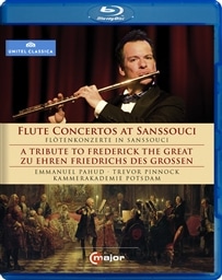 t[hq剤̃RT[g (Flute Concertos at Sanssouci ~ A Tribute to Frederick The Great / Emmanuel Pahud , Trevor Pinnock , Kammerakademie Potsdam) [Blu-ray] [AՁE{t]