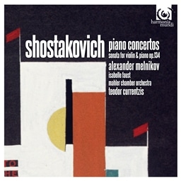 VX^R[B`FsAmtȁA@CIE\i^ (Shostakovich : Piano Concertos, Sonata for Violin & Piano Op.134 / Alexander Melnikov, Isabelle Faust) [Import CD from France]