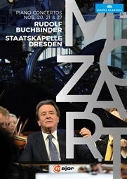 MOZART PIANO CONCERTOS NOS. 20, 21 & 27 RUDOLF BUCHBINDER & STAATSKAPELLE DRESDEN [DVD] [A]
