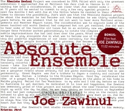 Au\[gATu tB[`AO@W[UBk /@Au\[gEUBk (Absolute Ensemble Joe Zawinul) [Import CD] (AՓ{ѕt)
