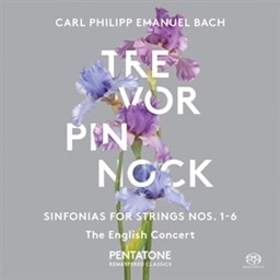 C.P.E.Bach: Symphonies for Strings Wq.182 / Pinnock&The English Concert [SACD Hybrid] [A]