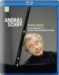J.S.obn : tXgȑSW (Andras Schiff Plays Bach ~ French Suites Nos. 1-6 Overture in the French Style in B minor) [Blu-ray] [AՁE{t]
