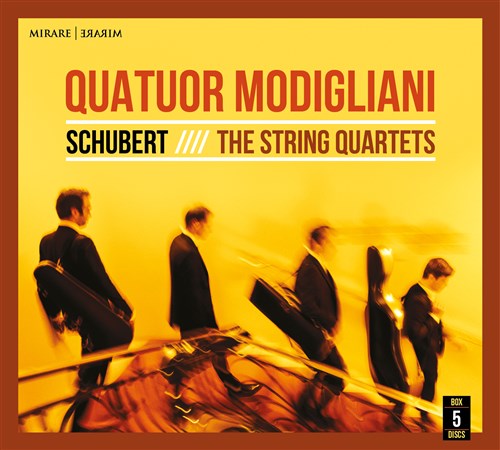 シューベルト : 弦楽四重奏曲全集 / モディアーニ弦楽四重奏団 (Schubert : The String Quartets / Quatuor Modigliani) [5CD] [Import]