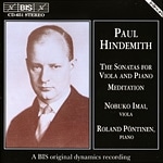 qf~bg : BIƃsAm̂߂̍iSW (Paul Hindemith : The Sonatas for Viola and Piano , Meditation / Nobuko Imai (viola) , Roland Pontinen (piano)) [AՁE{t]