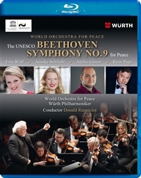 ≪UNESCO指定コンサート≫ ベートーヴェン : 交響曲第9番「合唱」 / ワールド・オーケストラ・フォア・ピース (The UNESCO BEETHOVEN SYMPHONY NO. 9 / World Orchestra for Peace) [Blu-ray] [Import] [日本語帯・解説付]