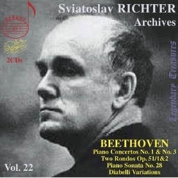 XBgXtEqe Vol.22 (Sviatoslav Richter Archives Vol.22 / Beethoven : Piano Concertos No.1 & No.3 , etc.) (2CD) [A]