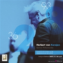 x[g[F :  2 & 8 (Ludwig van Beethoven : Symphonie Nr.2 D-dur op.36 | Symphonie Nr.8 F-dur op.93 / Herbert von Karajan & Berliner Philharmoniker) (1977.11.14 & 17 Tokyo) (Live) (2LP) [Limited Edition]