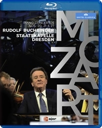 MOZART PIANO CONCERTOS NOS. 20, 21 & 27 RUDOLF BUCHBINDER & STAATSKAPELLE DRESDEN [Blu-ray] [A]