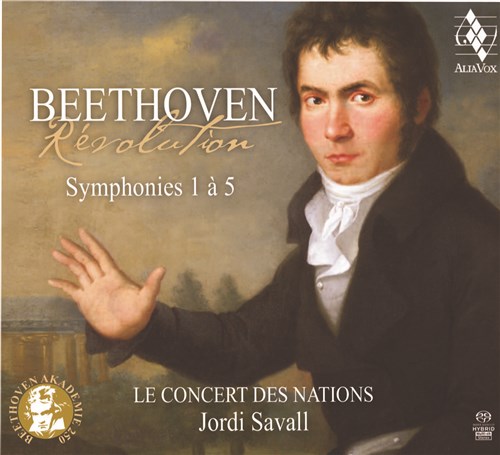 x[g[F : ȑ1-5 / WfBET@[AERZ[EhEiVI (Beethoven : Symphonies nos.1-5 / Jordi Savall, Le Concert des Nations) [3SACDHybrid] [Import]