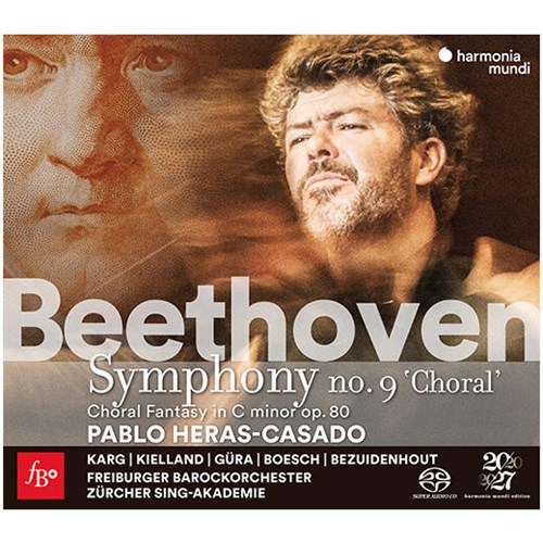 ベートーヴェン : 交響曲第9番&合唱幻想曲 / パブロ・エラス=カサド (Beethoven : Symphony No.9 & Choral Fantasy / Pablo Heras-Casado) [SACDシングルレイヤー] [国内プレス] [日本語帯・解説・歌詞対訳付き]