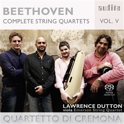 Beethovwn: Complete String Quartets Vol.5 (String Quartet No.15&String Quintet in C major) /  Quartetto di Cremona&Dutton(va) [SACD Hybrid] [輸入盤]